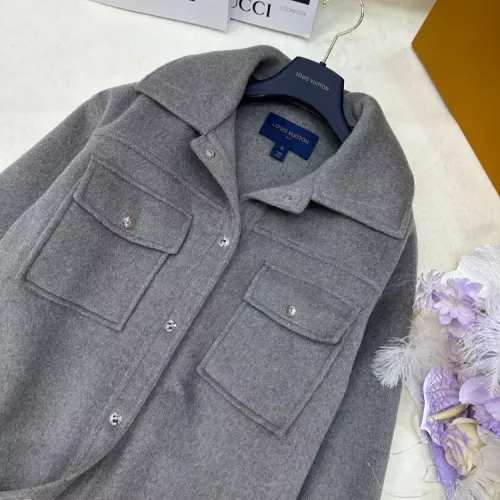 Cheap Louis Vuitton LV Coat Long Sleeved For Women #1376636 Replica Wholesale [$416.53 USD] [ITEM#1376636] on Replica Louis Vuitton LV Coat