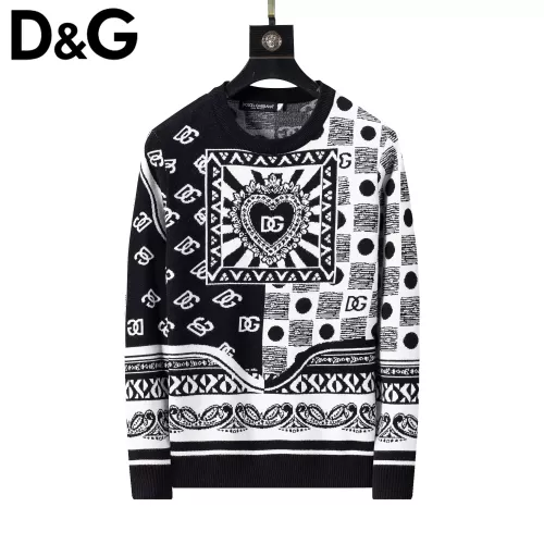 Cheap Dolce &amp; Gabbana D&amp;G Sweaters Long Sleeved For Men #1376645 Replica Wholesale [$45.00 USD] [ITEM#1376645] on Replica Dolce &amp; Gabbana D&amp;G Sweaters
