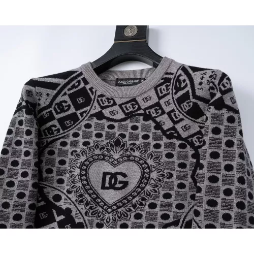 Cheap Dolce &amp; Gabbana D&amp;G Sweaters Long Sleeved For Men #1376646 Replica Wholesale [$45.00 USD] [ITEM#1376646] on Replica Dolce &amp; Gabbana D&amp;G Sweaters