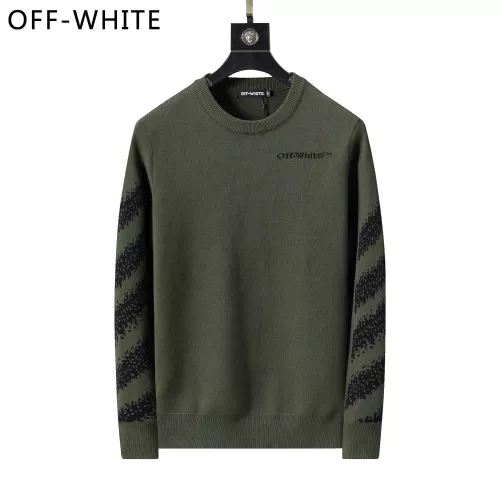 Cheap Off-White Sweaters Long Sleeved For Men #1376650 Replica Wholesale [$45.00 USD] [ITEM#1376650] on Replica Off-White Sweaters