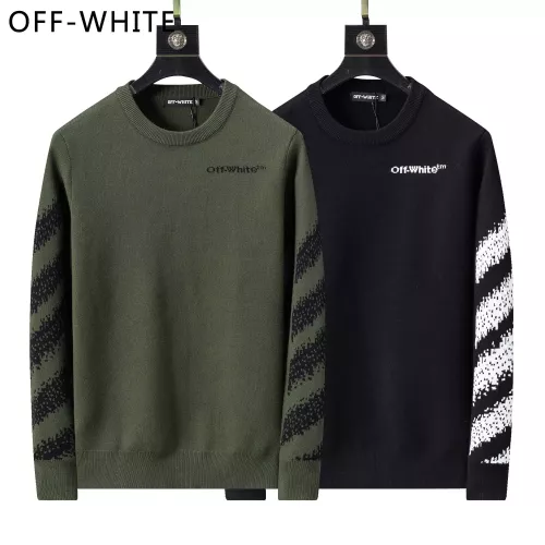Cheap Off-White Sweaters Long Sleeved For Men #1376650 Replica Wholesale [$45.00 USD] [ITEM#1376650] on Replica Off-White Sweaters