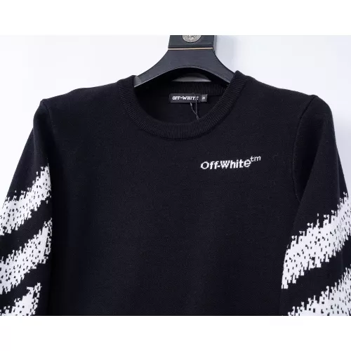 Cheap Off-White Sweaters Long Sleeved For Men #1376651 Replica Wholesale [$45.00 USD] [ITEM#1376651] on Replica Off-White Sweaters