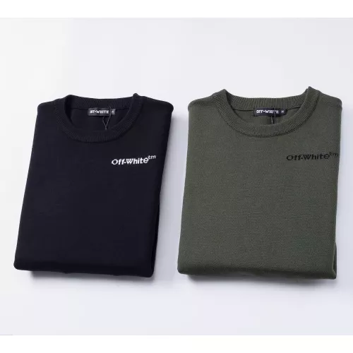 Cheap Off-White Sweaters Long Sleeved For Men #1376651 Replica Wholesale [$45.00 USD] [ITEM#1376651] on Replica Off-White Sweaters