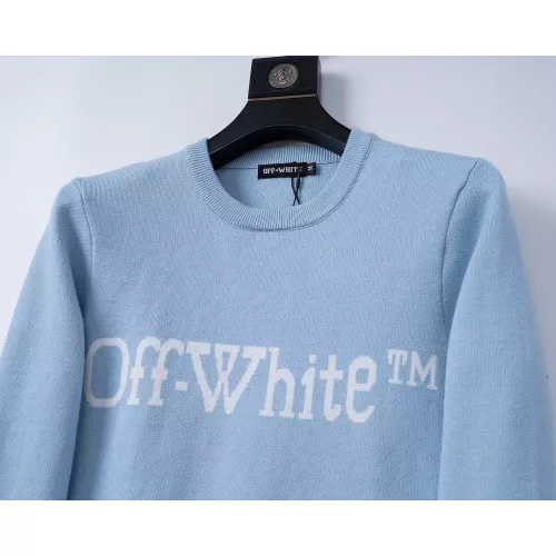 Cheap Off-White Sweaters Long Sleeved For Men #1376652 Replica Wholesale [$45.00 USD] [ITEM#1376652] on Replica Off-White Sweaters