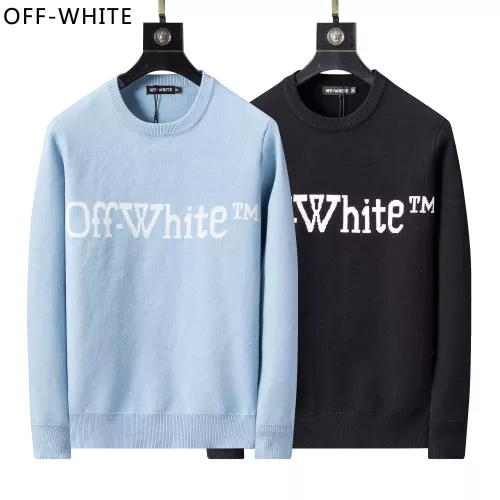 Cheap Off-White Sweaters Long Sleeved For Men #1376653 Replica Wholesale [$45.00 USD] [ITEM#1376653] on Replica Off-White Sweaters