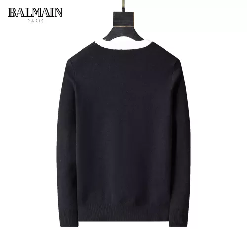 Cheap Balmain Sweaters Long Sleeved For Men #1376666 Replica Wholesale [$45.00 USD] [ITEM#1376666] on Replica Balmain Sweaters