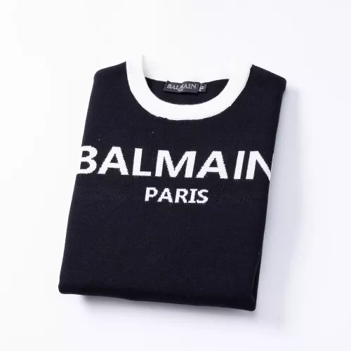 Cheap Balmain Sweaters Long Sleeved For Men #1376666 Replica Wholesale [$45.00 USD] [ITEM#1376666] on Replica Balmain Sweaters