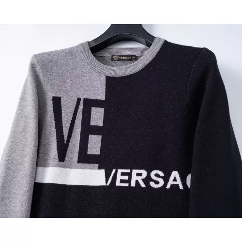 Cheap Versace Sweaters Long Sleeved For Men #1376671 Replica Wholesale [$45.00 USD] [ITEM#1376671] on Replica Versace Sweaters