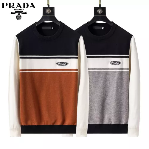 Cheap Prada Sweaters Long Sleeved For Men #1376678 Replica Wholesale [$45.00 USD] [ITEM#1376678] on Replica Prada Sweaters