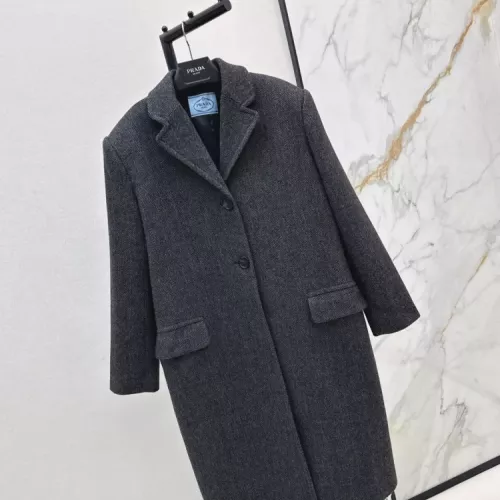 Cheap Prada Coat Long Sleeved For Women #1376683 Replica Wholesale [$245.00 USD] [ITEM#1376683] on Replica Prada Coats