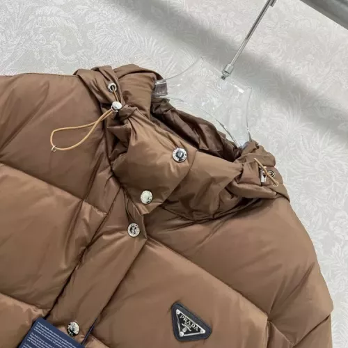 Cheap Prada Down Feather Coat Long Sleeved For Women #1376684 Replica Wholesale [$170.00 USD] [ITEM#1376684] on Replica Prada Down Feather Coat