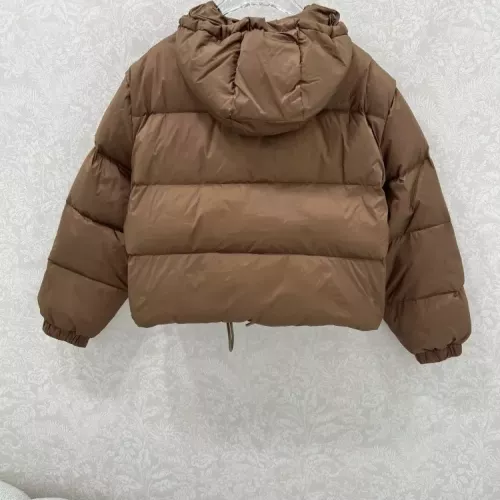 Cheap Prada Down Feather Coat Long Sleeved For Women #1376684 Replica Wholesale [$170.00 USD] [ITEM#1376684] on Replica Prada Down Feather Coat