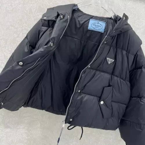 Cheap Prada Down Feather Coat Long Sleeved For Women #1376685 Replica Wholesale [$170.00 USD] [ITEM#1376685] on Replica Prada Down Feather Coat