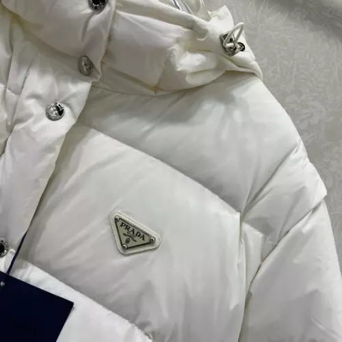 Cheap Prada Down Feather Coat Long Sleeved For Women #1376686 Replica Wholesale [$170.00 USD] [ITEM#1376686] on Replica Prada Down Feather Coat