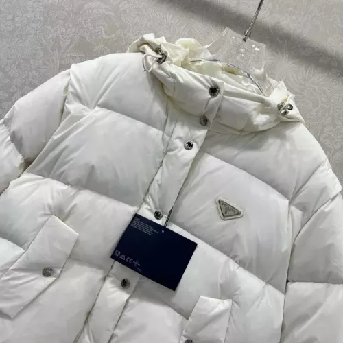 Cheap Prada Down Feather Coat Long Sleeved For Women #1376686 Replica Wholesale [$170.00 USD] [ITEM#1376686] on Replica Prada Down Feather Coat