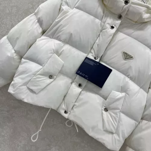 Cheap Prada Down Feather Coat Long Sleeved For Women #1376686 Replica Wholesale [$170.00 USD] [ITEM#1376686] on Replica Prada Down Feather Coat