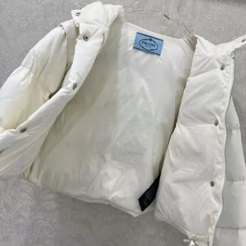 Cheap Prada Down Feather Coat Long Sleeved For Women #1376686 Replica Wholesale [$170.00 USD] [ITEM#1376686] on Replica Prada Down Feather Coat