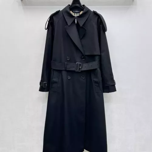 Burberry Trench Coat Long Sleeved For Women #1376689