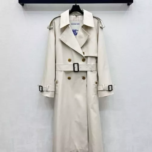 Burberry Trench Coat Long Sleeved For Women #1376690