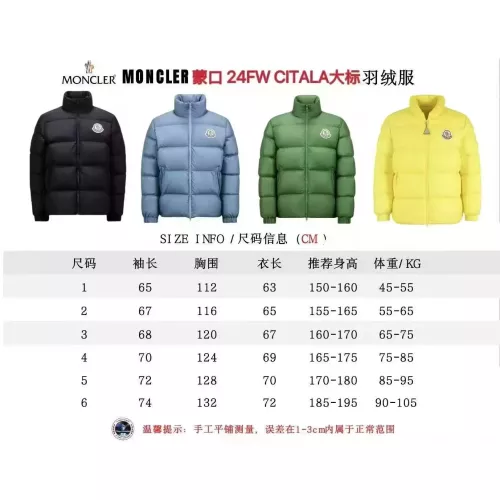 Cheap Moncler Down Feather Coat Long Sleeved For Unisex #1376707 Replica Wholesale [$140.00 USD] [ITEM#1376707] on Replica Moncler Down Feather Coat