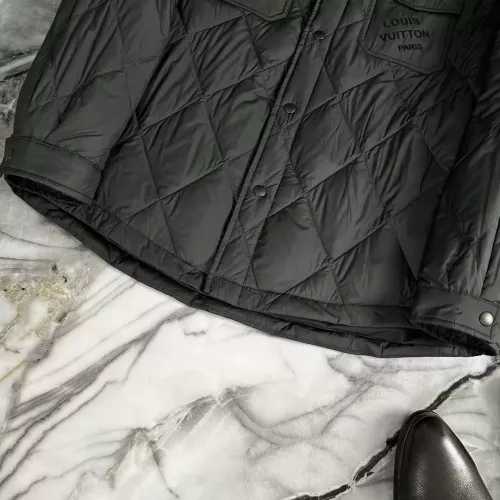 Cheap Louis Vuitton LV Down Feather Coat Long Sleeved For Men #1376727 Replica Wholesale [$115.00 USD] [ITEM#1376727] on Replica Louis Vuitton LV Down Feather Coat