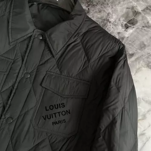 Cheap Louis Vuitton LV Down Feather Coat Long Sleeved For Men #1376727 Replica Wholesale [$115.00 USD] [ITEM#1376727] on Replica Louis Vuitton LV Down Feather Coat
