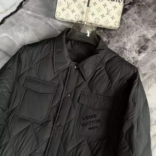 Cheap Louis Vuitton LV Down Feather Coat Long Sleeved For Men #1376727 Replica Wholesale [$115.00 USD] [ITEM#1376727] on Replica Louis Vuitton LV Down Feather Coat
