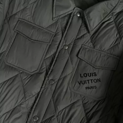 Cheap Louis Vuitton LV Down Feather Coat Long Sleeved For Men #1376727 Replica Wholesale [$115.00 USD] [ITEM#1376727] on Replica Louis Vuitton LV Down Feather Coat