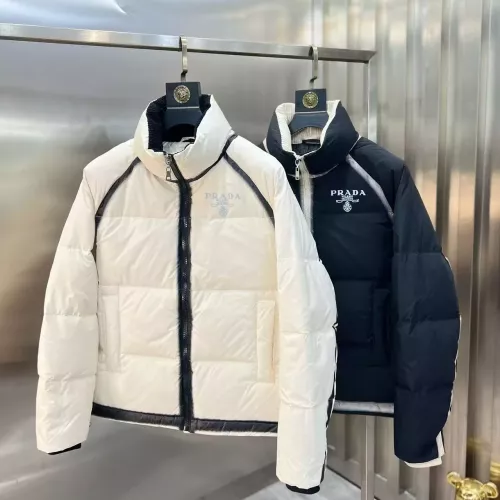 Cheap Prada Down Feather Coat Long Sleeved For Men #1376736 Replica Wholesale [$135.00 USD] [ITEM#1376736] on Replica Prada Down Feather Coat