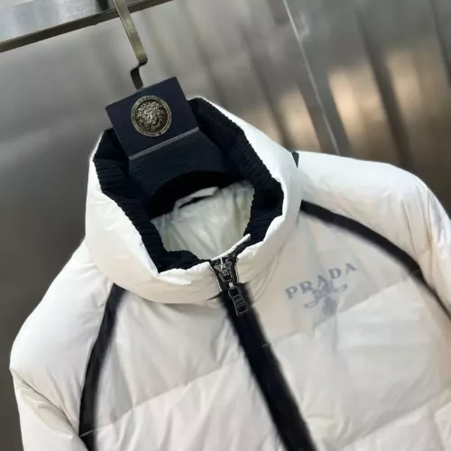 Cheap Prada Down Feather Coat Long Sleeved For Men #1376736 Replica Wholesale [$135.00 USD] [ITEM#1376736] on Replica Prada Down Feather Coat
