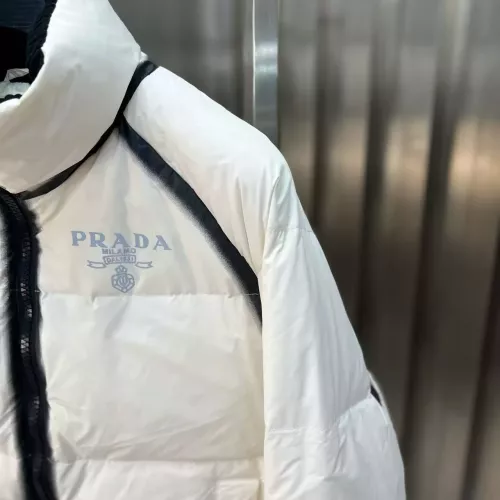 Cheap Prada Down Feather Coat Long Sleeved For Men #1376736 Replica Wholesale [$135.00 USD] [ITEM#1376736] on Replica Prada Down Feather Coat