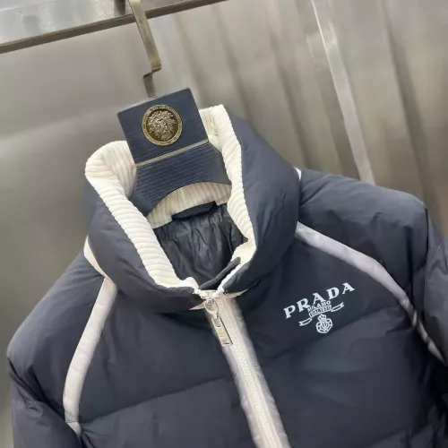 Cheap Prada Down Feather Coat Long Sleeved For Men #1376737 Replica Wholesale [$135.00 USD] [ITEM#1376737] on Replica Prada Down Feather Coat