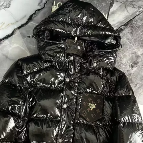 Cheap Louis Vuitton LV Down Feather Coat Long Sleeved For Men #1376746 Replica Wholesale [$145.00 USD] [ITEM#1376746] on Replica Louis Vuitton LV Down Feather Coat