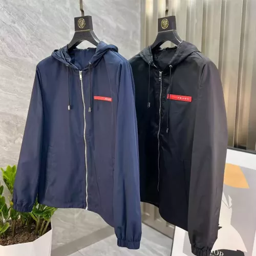 Cheap Prada Jackets Long Sleeved For Men #1376755 Replica Wholesale [$82.00 USD] [ITEM#1376755] on Replica Prada Jackets