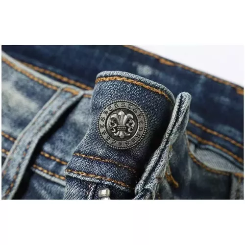 Cheap Chrome Hearts Jeans For Men #1376803 Replica Wholesale [$48.00 USD] [ITEM#1376803] on Replica Chrome Hearts Jeans