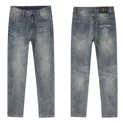 Cheap Chrome Hearts Jeans For Men #1376803 Replica Wholesale [$48.00 USD] [ITEM#1376803] on Replica Chrome Hearts Jeans