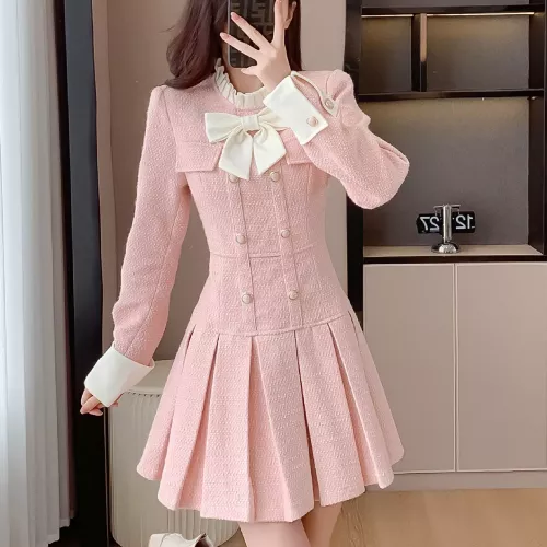 Cheap Chanel Dresses Long Sleeved For Women #1376843 Replica Wholesale [$85.00 USD] [ITEM#1376843] on Replica Chanel Dresses