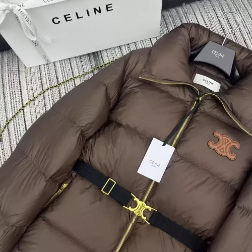 Cheap Celine Down Feather Coat Long Sleeved For Women #1376857 Replica Wholesale [$128.00 USD] [ITEM#1376857] on Replica Celine Down Feather Coat