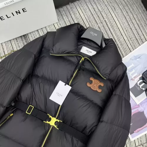 Cheap Celine Down Feather Coat Long Sleeved For Women #1376858 Replica Wholesale [$128.00 USD] [ITEM#1376858] on Replica Celine Down Feather Coat