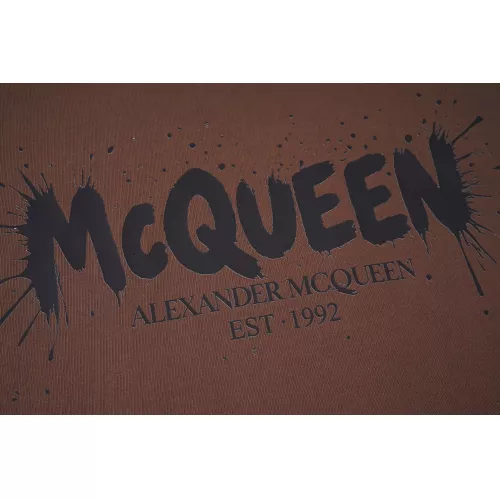 Cheap Alexander McQueen T-shirts Short Sleeved For Unisex #1376941 Replica Wholesale [$32.00 USD] [ITEM#1376941] on Replica Alexander McQueen T-shirts