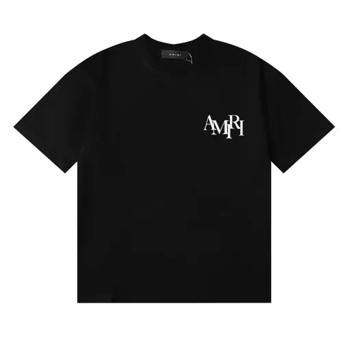 Cheap Amiri T-Shirts Short Sleeved For Unisex #1376944 Replica Wholesale [$32.00 USD] [ITEM#1376944] on Replica Amiri T-Shirts