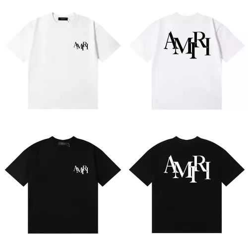 Cheap Amiri T-Shirts Short Sleeved For Unisex #1376944 Replica Wholesale [$32.00 USD] [ITEM#1376944] on Replica Amiri T-Shirts