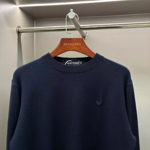 Cheap Armani Sweaters Long Sleeved For Men #1377164 Replica Wholesale [$60.00 USD] [ITEM#1377164] on Replica Armani Sweaters