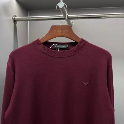 Cheap Armani Sweaters Long Sleeved For Men #1377166 Replica Wholesale [$60.00 USD] [ITEM#1377166] on Replica Armani Sweaters