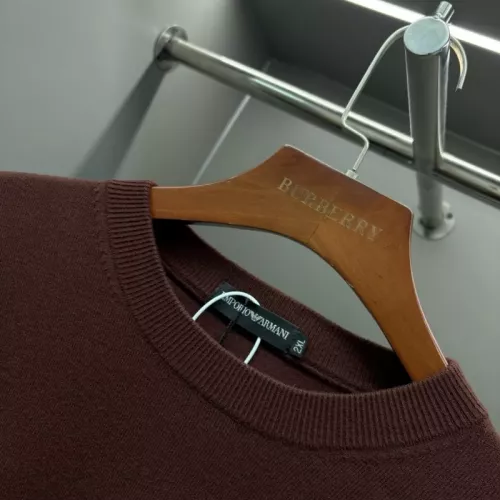 Cheap Armani Sweaters Long Sleeved For Men #1377167 Replica Wholesale [$60.00 USD] [ITEM#1377167] on Replica Armani Sweaters