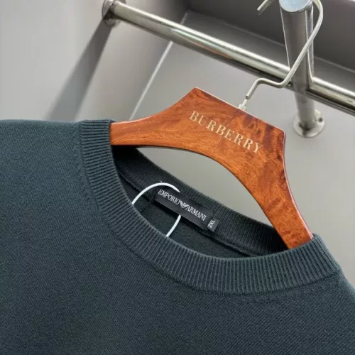 Cheap Armani Sweaters Long Sleeved For Men #1377170 Replica Wholesale [$60.00 USD] [ITEM#1377170] on Replica Armani Sweaters