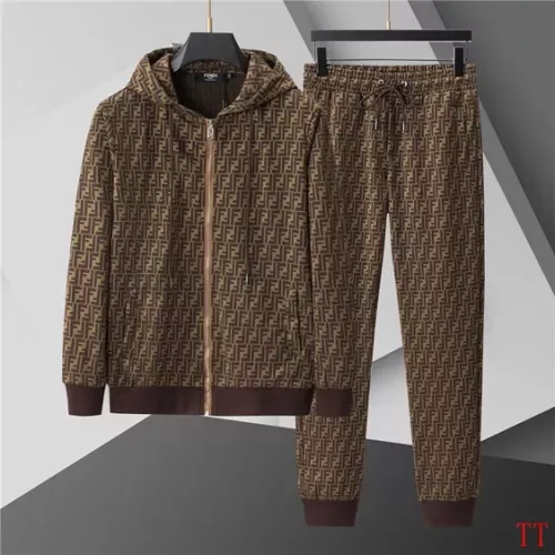 Fendi Tracksuits Long Sleeved For Men #1377386
