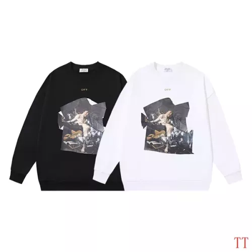 Cheap Off-White Hoodies Long Sleeved For Unisex #1377460 Replica Wholesale [$45.00 USD] [ITEM#1377460] on Replica Off-White Hoodies