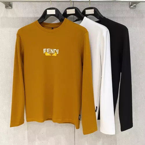 Cheap Fendi T-Shirts Long Sleeved For Men #1377506 Replica Wholesale [$76.00 USD] [ITEM#1377506] on Replica Fendi T-Shirts