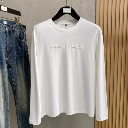Cheap Armani T-Shirts Long Sleeved For Men #1377507 Replica Wholesale [$76.00 USD] [ITEM#1377507] on Replica Armani T-Shirts